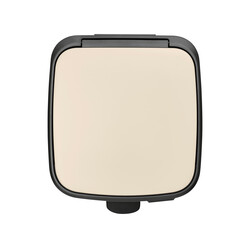 BO SOFT BEIGE PEDALLI ÇÖP KUTUSU 30L - Thumbnail