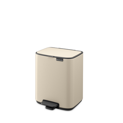 BO SOFT BEIGE PEDALLI ÇÖP KUTUSU 7L