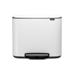 BRABANTIA - BO WHITE PEDALLI ÇÖP KUTUSU 11+23L