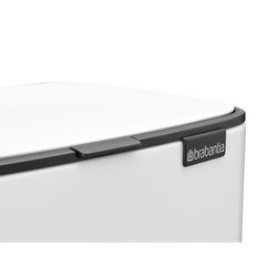 BO WHITE PEDALLI ÇÖP KUTUSU 12L - Thumbnail