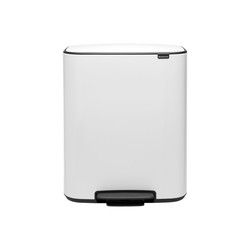 BRABANTIA - BO WHITE PEDALLI ÇÖP KUTUSU 2X30L