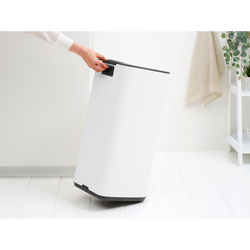 BO WHITE PEDALLI ÇÖP KUTUSU 30L - Thumbnail