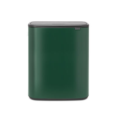 BO YEŞİL DOKUNMATİK ÇÖP KUTUSU 60L(PLASTİK İÇ KOVALI)