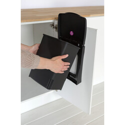 BRABANTIA - BLACK BUILT–IN BIN ÇÖP KUTUSU 10L (1)