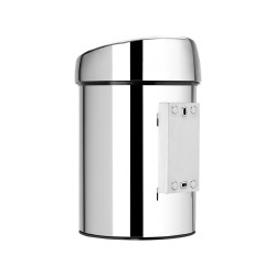 BRABANTIA - BRILLIANT STEEL DOK.DUVAR TİPİ ÇÖP KUTUSU 3L (1)