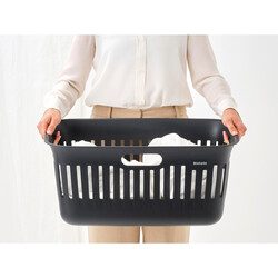 BRABANTIA - COLLECT-IT BLACK PLASTİK ÇAMAŞIR SEPETİ 40L (1)