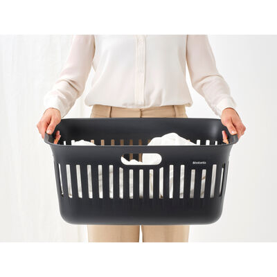 COLLECT-IT BLACK PLASTİK ÇAMAŞIR SEPETİ 40L