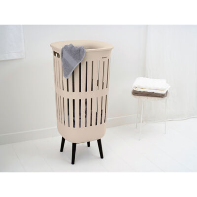 COLLECT-IT HI SOFT BEIGE PLASTİK ÇAMAŞIR SEPETİ 55L