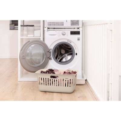 COLLECT-IT SOFT BEIGE PLASTİK ÇAMAŞIR SEPETİ 40L