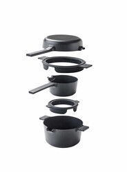 BRABANTIA - COMPACT YAPIŞMAZ SİYAH 5 PARÇA TENCERE SETİ (1)