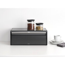 BRABANTIA - CONFIDENT GREY KÖŞELİ EKMEK KUTUSU (1)