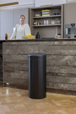 CONFIDENT GREY NEW DOKUNMATİK ÇÖP KUTUSU 30L