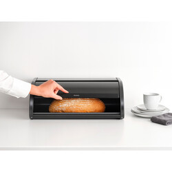 BRABANTIA - CONFIDENT GREY YUVARLAK EKMEK KUTUSU (1)