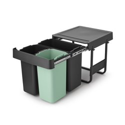 BRABANTIA - DARK GREY SORT&GO BUILT–IN BIN ÇÖP KUTUSU 10+10+20L