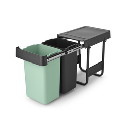 BRABANTIA - SORT&GO BUILT–IN DARK GREY ÇÖP KUTUSU 2X15L
