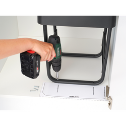 BRABANTIA - SORT&GO BUILT–IN DARK GREY ÇÖP KUTUSU 2X15L (1)