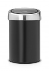 BRABANTIA - MATT BLACK DOKUNMATİK ÇÖP KUTUSU 3L