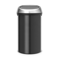 BRABANTIA - MATT BLACK DOKUNMATİK ÇÖP KUTUSU 60L