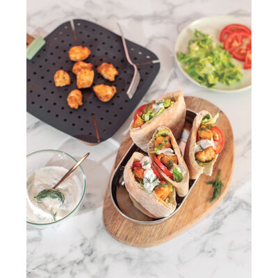 LEKUE GRİ SİLİKON AIRFRYER PİŞİRME MATI