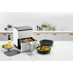 LEKUE GRİ SİLİKON AIRFRYER PİŞİRME MATI - Thumbnail