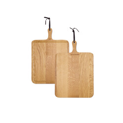 BRABANTIA - KARE ÇERÇEVELİ YAĞLI MEŞE KESME VE SUNUM TAHTASI XL 34X39CM (1)