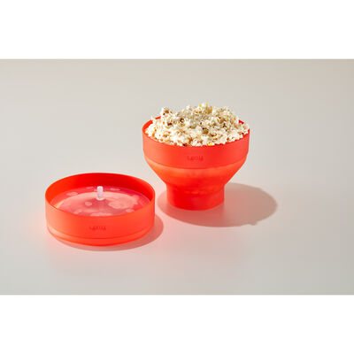 LEKUE KIRMIZI SİLİKON MİKRODALGA PATLAMIŞ MISIR YAPMA APARATI