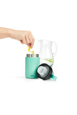 LEKUE PEMBE PASLANMAZ ÇELİK TERMOS ŞİŞE 500ML