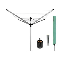 BRABANTIA - METALLIC GREY LIFTOMATIC 4 KOLLU DÖNER ÇAMAŞIR KURUTMA ASKISI 50 M