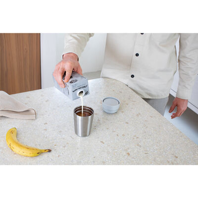 MAKE & TAKE LIGHT GREY PASLANMAZ ÇELİK TERMOS BARDAK 200ML