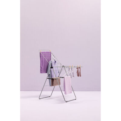 METALİK GRİ ÇAMAŞIR ASKISI