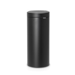 BRABANTIA - MOONLIGHT BLACK NEW DOKUNMATİK ÇÖP KUTUSU 30L