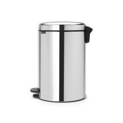 NEWICON BRILLANT STEEL PEDALLI ÇÖP KUTUSU 20L - Thumbnail