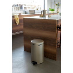BRABANTIA - NEWICON CHAMPAGNE PEDALLI ÇÖP KUTUSU 20L (1)