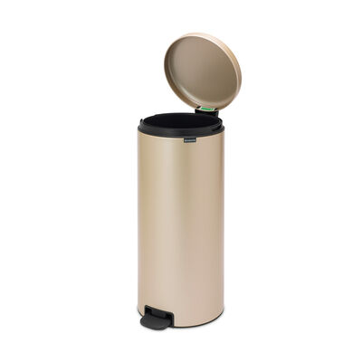  NEWICON METALLIC GOLD PEDALLI ÇÖP KUTUSU 30L
