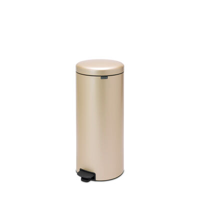  NEWICON METALLIC GOLD PEDALLI ÇÖP KUTUSU 30L