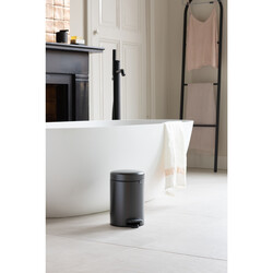 BRABANTIA - NEWICON CONFIDENT GREY PEDALLI ÇÖP KUTUSU 3L (1)