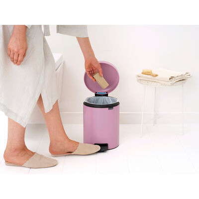 NEWICON LILAC PINK PEDALLI ÇÖP KUTUSU 5L
