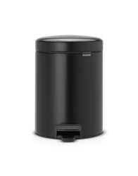 BRABANTIA - NEWICON MATT BLACK PEDALLI ÇÖP KUTUSU 2X2L