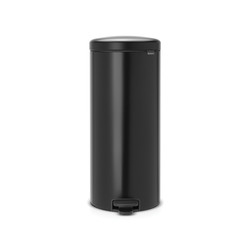 BRABANTIA - NEWICON MATT BLACK PEDALLI ÇÖP KUTUSU 30L