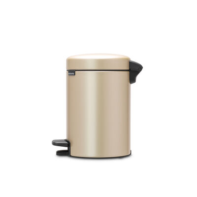 NEWICON METALLIC GOLD PEDALLI ÇÖP KUTUSU 3L
