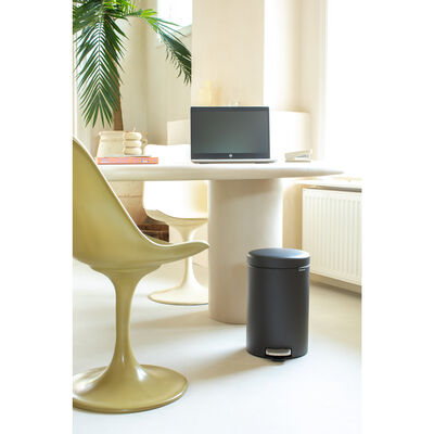 NEWICON MINERAL INFINITE GREY PEDALLI ÇÖP KUTUSU 12L