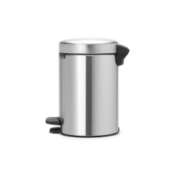 BRABANTIA - NEWICON FPP MATT STEEL PEDALLI ÇÖP KUTUSU 3L (1)