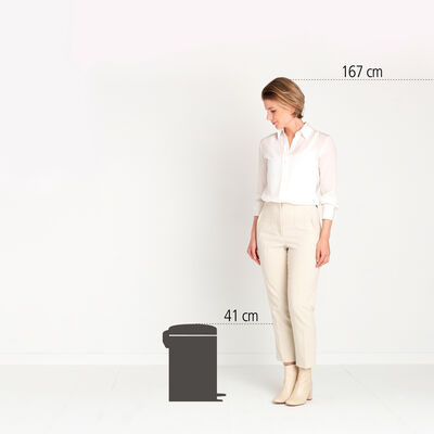 NEWICON PLATINUM PEDALLI ÇÖP KUTUSU 12L
