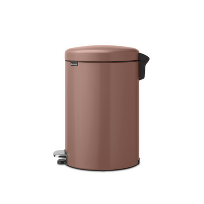 NEWICON SATIN TAUPE PEDALLI ÇÖP KUTUSU 20L