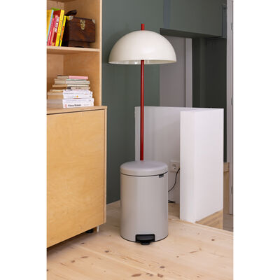 NEWICON SOFT GREY PEDALLI ÇÖP KUTUSU 20L