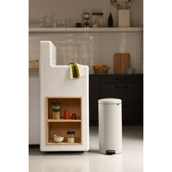 BRABANTIA - NEWICON SOFT GREY PEDALLI ÇÖP KUTUSU 30L (1)