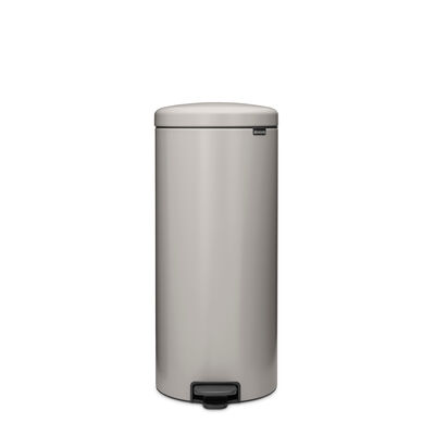 NEWICON SOFT GREY PEDALLI ÇÖP KUTUSU 30L