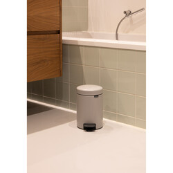BRABANTIA - NEWICON SOFT GREY PEDALLI ÇÖP KUTUSU 3L (1)