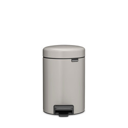 BRABANTIA - NEWICON SOFT GREY PEDALLI ÇÖP KUTUSU 3L