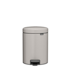 BRABANTIA - NEWICON SOFT GREY PEDALLI ÇÖP KUTUSU 5L